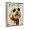 Stupell Industries Pawme Dog Fashion Magazine Floating Frame, design by A Barefoot Stylist